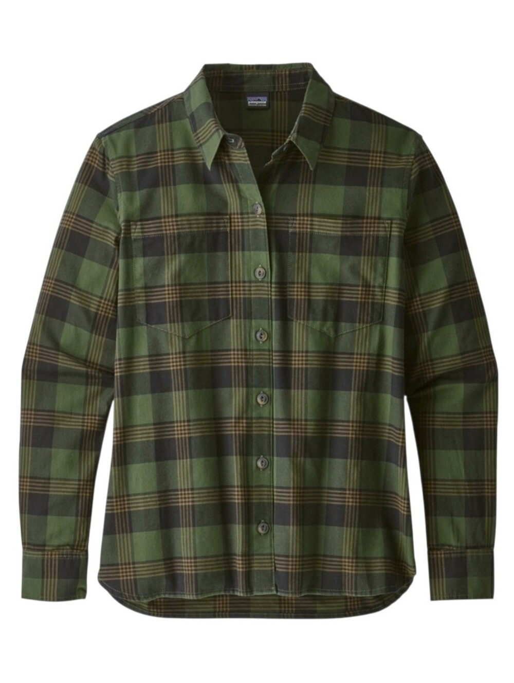 Patagonia Catbells Shirt Women Small Organic Cotton Button Up Outdoor Travel